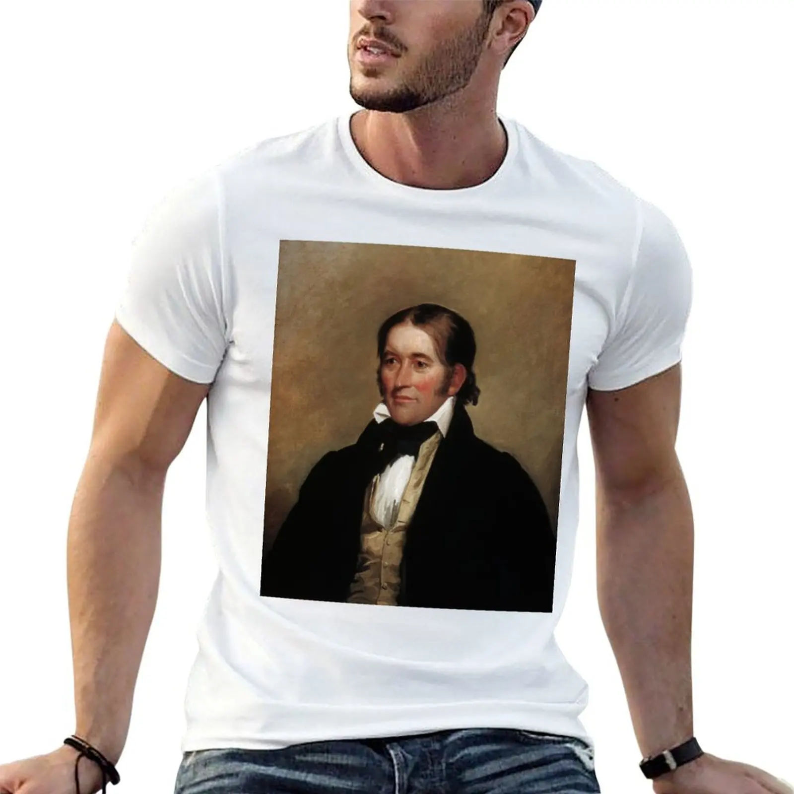 

Davy Crockett T-Shirt t shirts cotton 100% man t shirt cotton high quality T-Shirt
