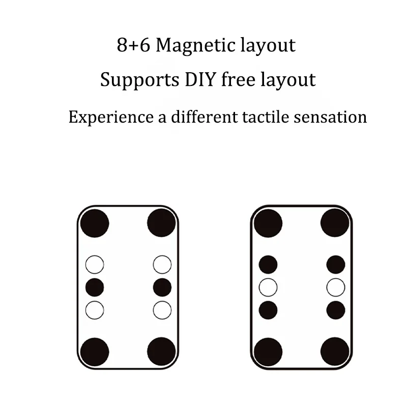 Giroscopio con punta delle dita con cursore tattile, giocattolo di decompressione con carta di spinta rotante magnetica a nido d'ape, giocattoli per alleviare l'ansia e rilassanti