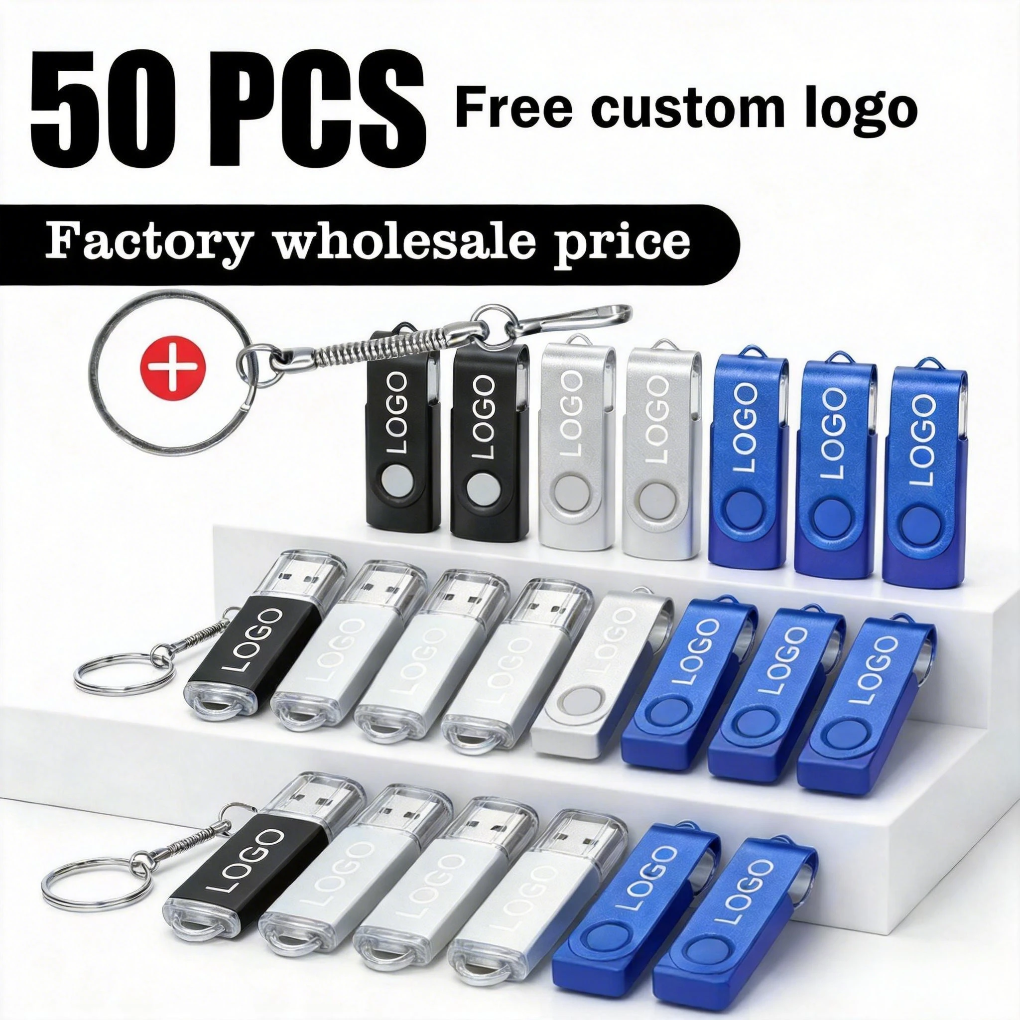 50-pz-lotto-chiavetta-usb-con-portachiavi-personalizzabile-gratuitamente-128gb-64gb-32gb-16gb-8gb-pendrive-20-alla-moda-10-colori-regali-u-stick