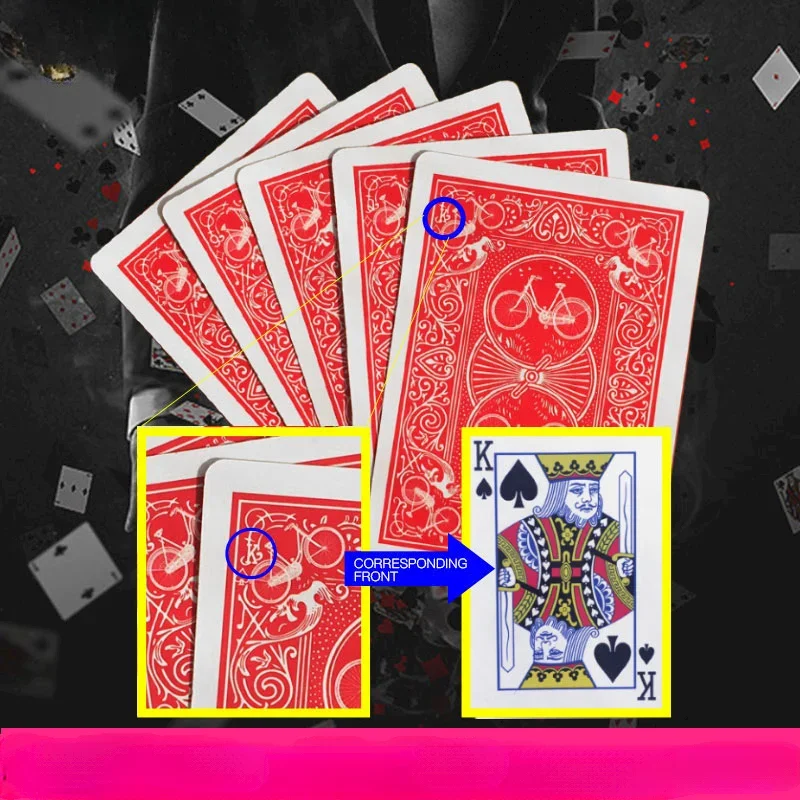 Secret Marked Poker Cards See Through Playing Cards Magic Toys Simple But Unexpected Magic Tricks Magie Poker Magia Props