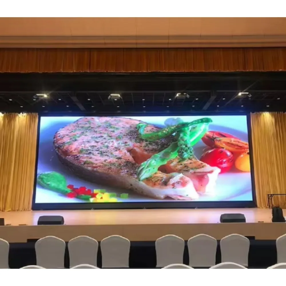 Indoor Led Video Wall Screens Screens Commercial Advertising Indoor Led Display  P1.2 P1.5 P1.8 P2  Ultrathin Fixed   Led Panel