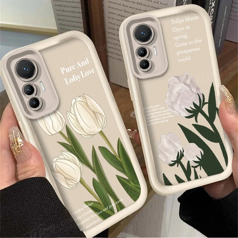 Beautiful Tulip flower ﻿Phone Case for Xiaomi POCO X6 X5 X4 GT F3 F4 F5 M6 Pro X3 NFC Mi 13T 12T 11T 13 12 11 Lite 5G NE Cover