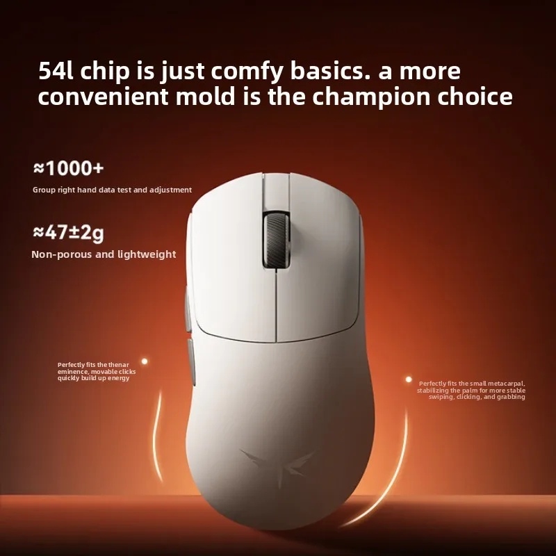 VGN Flying Dragon Y2 Pro Max ماوس لاسلكي Y2 الإصدار الرئيسي PAW3395/3950 Dual 8K Polling Ergonomics Esports Gaming Mouse GIFT #3