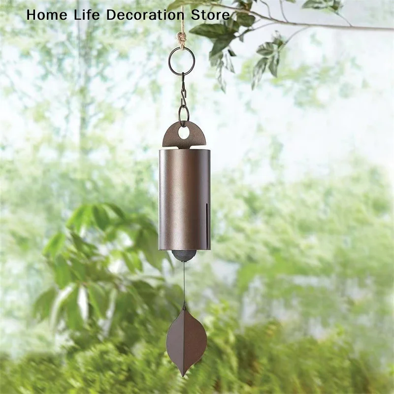 Vintage Metal Heroic Windbell Wind Chimes Deep Resonance Serenity Bell for Outdoor Home Garden Courtyard Decoration Home Decor