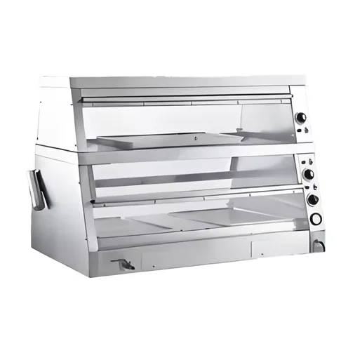 

# ACommercial Kitchen Equipment Large Capacity Stainless Steel Warmer Showcase Table Top Deli Curved Tempered Glass Electric Foo