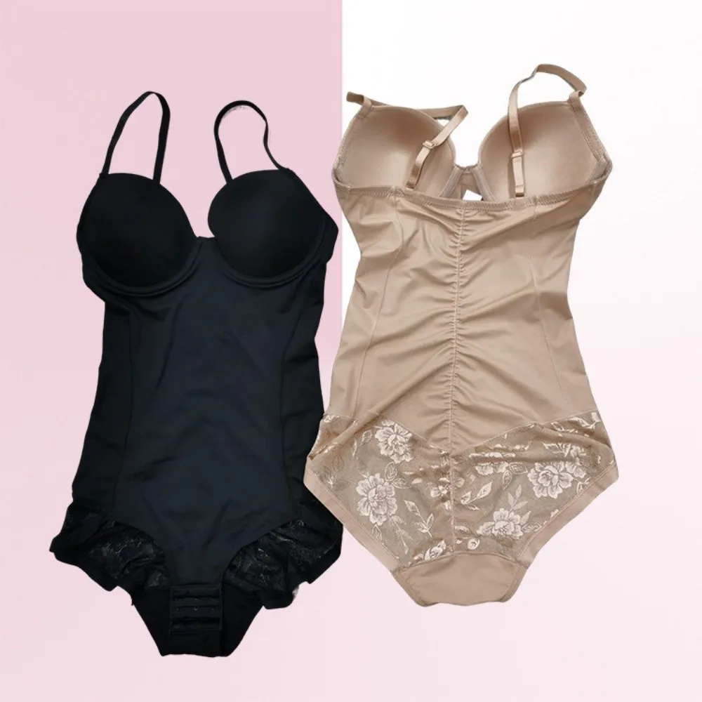 

Slimming Shapewear Postpartum Body Shaper Belly Contracting Waist Trainer Women Stretch Body Suit Lace Butt Lifting