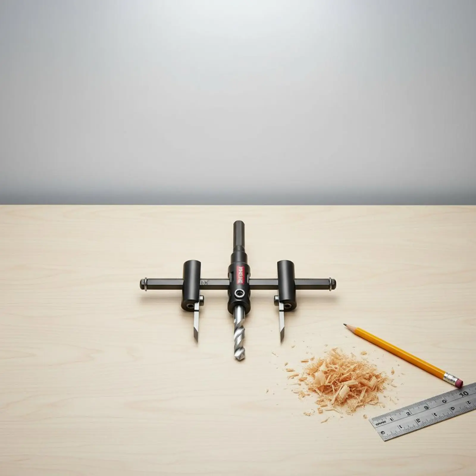 Airplane Type Clear Scale Markings Adjustable Carpentry Drill Accessory Long-Lasting Cutting Edges Power Tool Accessory