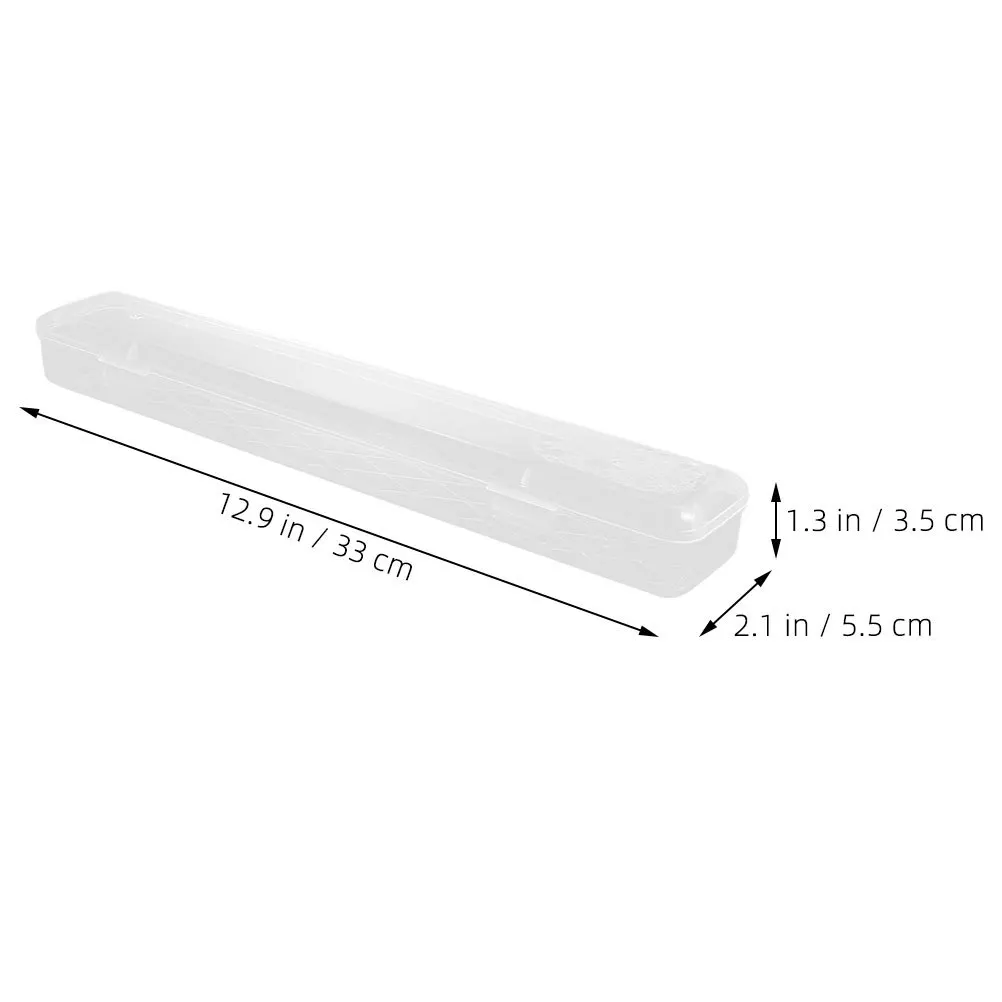 4 قطع من حاويات القلم الشفافة، حامل فرشاة الطلاء المحمول، مادة بلاستيكية متينة لتنظيم وتقديم علبة فرشاة الطلاء #3