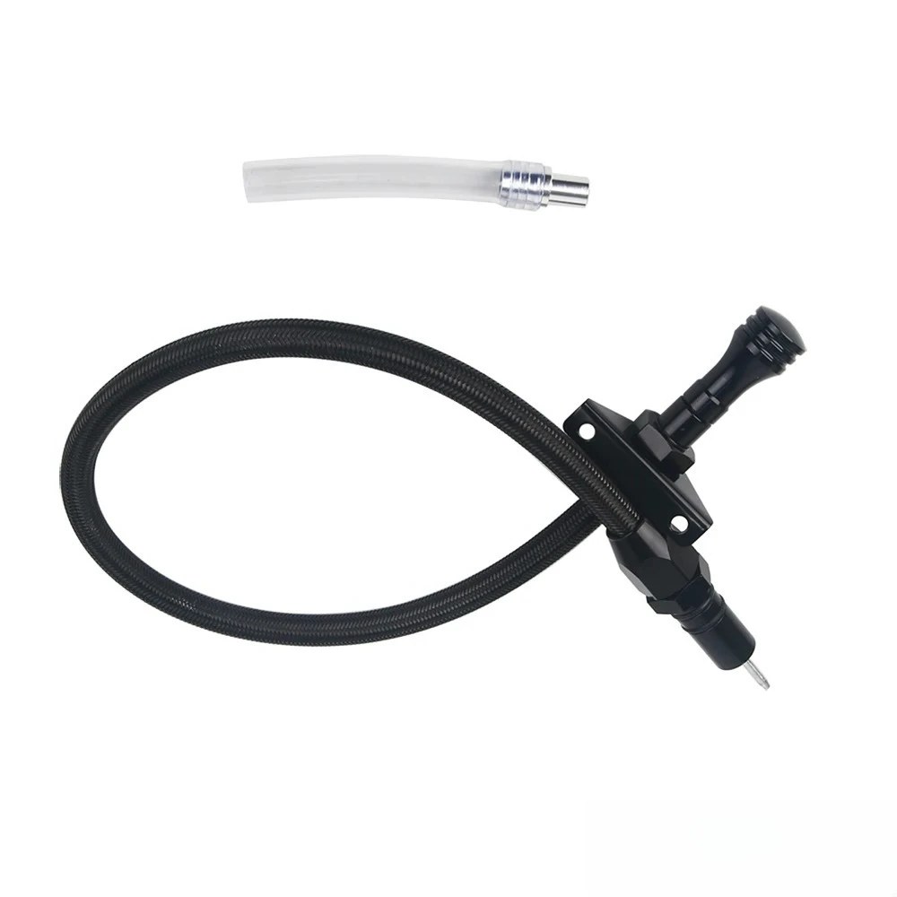 

Firewall Mounted Transmission Stainless Steel Oil Dipstick-Compatible for GM 4L80E Dipstick Transmission LS LS1 LS3 LS6 LSX