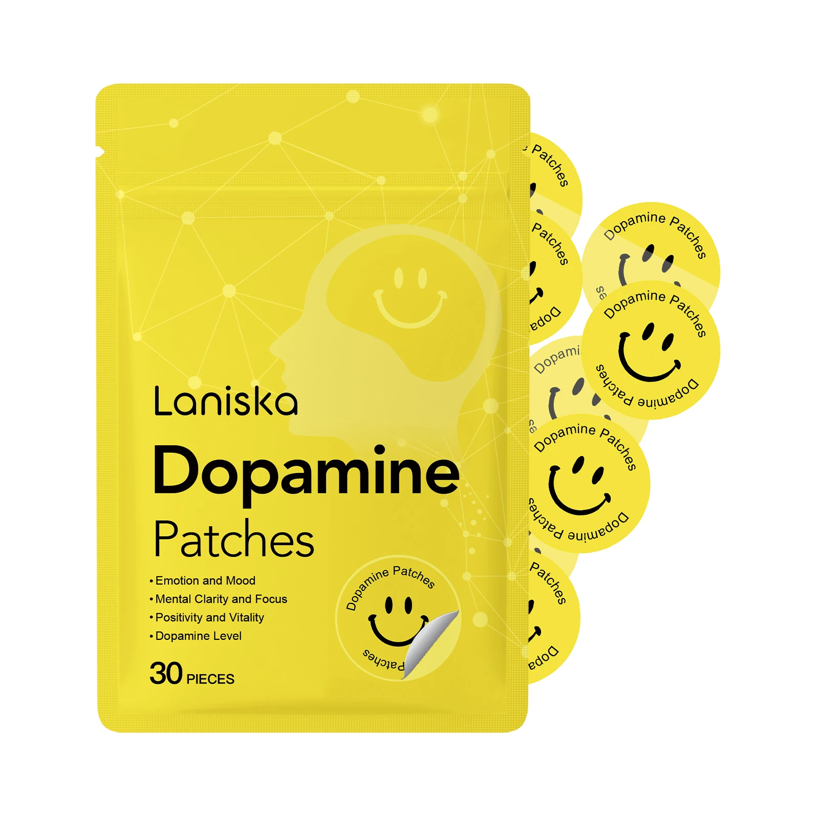 30개 도파민 패치 활력 증진 즉각적인 기분 및 집중력 - Health Wellness Vitality 리뷰 및 가격