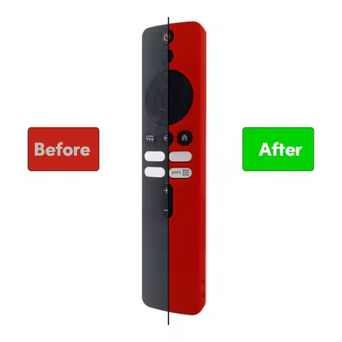 Protective Cover For Xiaomi TV Box 4K 2Nd Gen TV Remote Control Cover Silicone Replacement Case Red