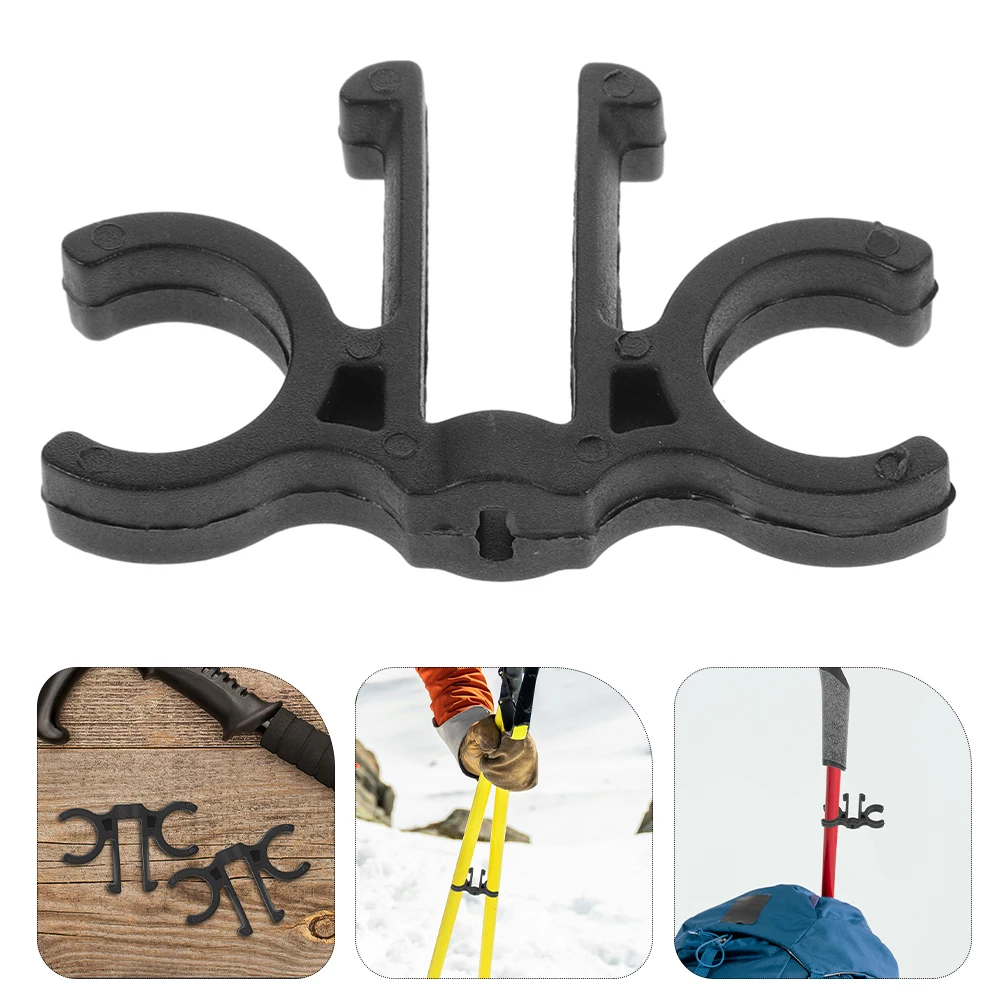 

4Pcs Mountaineering Pole Clip 8Shaped Buckle Hiking Accessories Plastic Connecting Clips For 18Mm Trekking Poles