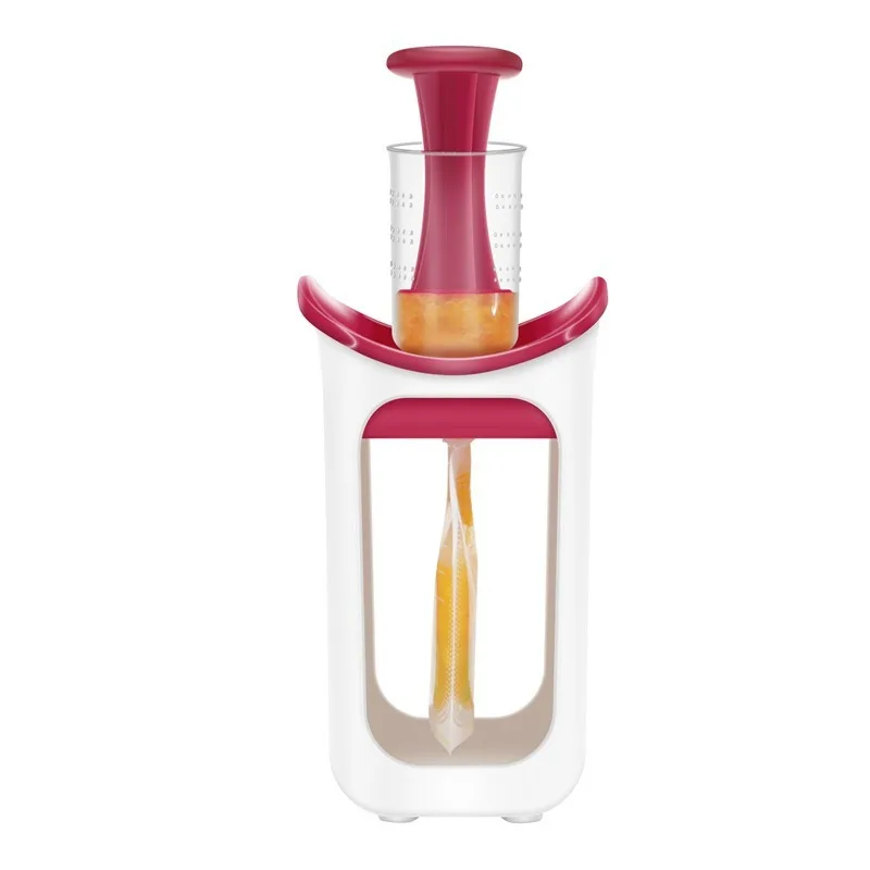 Baby Food Squeezer Puree Dispenser Manual Infant Food Storage Bag Maker Kitchen Gadget