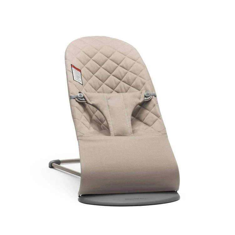 Bouncer Bliss, tessuto, trapunta classica, grigio sabbia