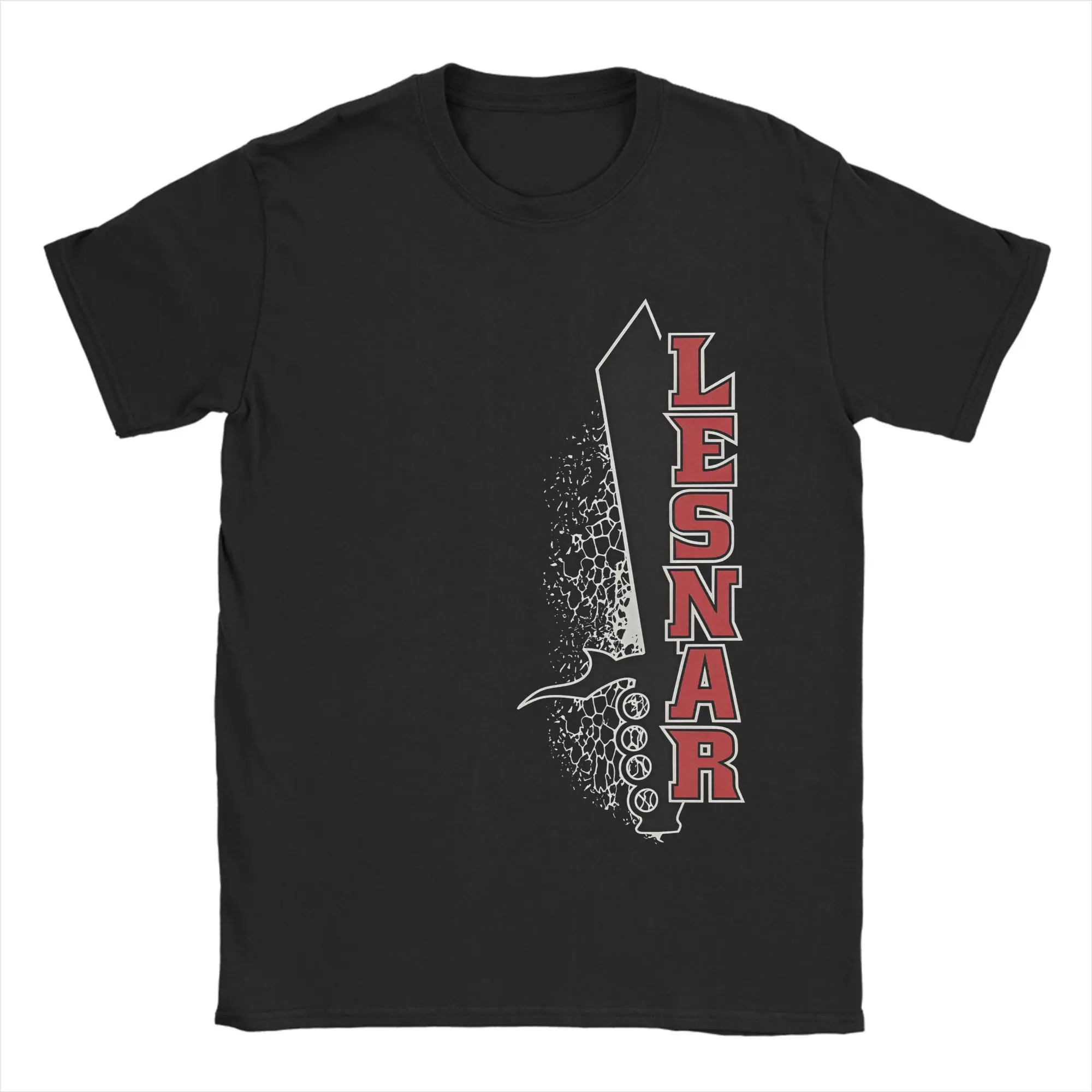 T-shirt da uomo Black Brock Lesnar T-shirt divertente in cotone T-shirt a maniche corte Girocollo Top Regalo di compleanno