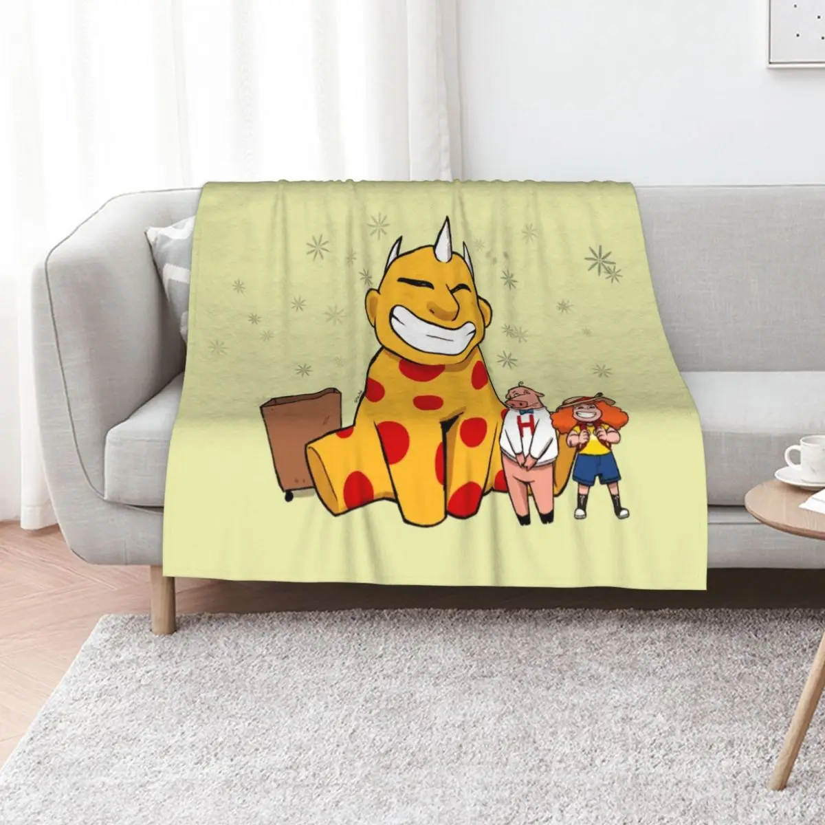 Maggie and the ferocious Beast! Throw Blanket For Sofa Thin for sofa Retros Cute Custom Travel Blankets