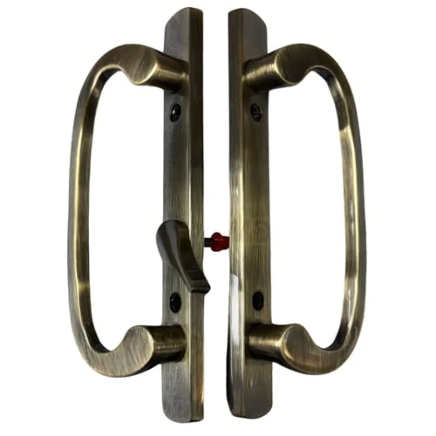 

8.5" Legacy Sliding Patio Door Handle Set Non-Keyed, Offset Latch Fits 3-15/16" Screw Hole Spacing, 1-1/4" to 2-1/4" Thick Door