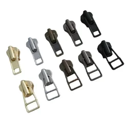 20pcs/Lot 8# Auto Lock Large YKK Metal Zipper Pull Slider Golden Silver Antique for Coat Jacket Repair Tailor Sewing Accessory