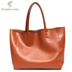 Borse Tote in pelle di mucca di marca di lusso SC borse in pelle di vacchetta firmate borse a tracolla da donna borsa a tracolla di grande capacità femminile di moda