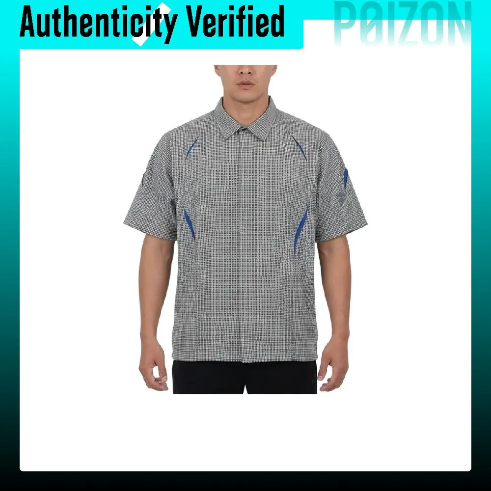 Adidas FOS Shirts Men's Black Gray Color Lapel Moderate KX2800
