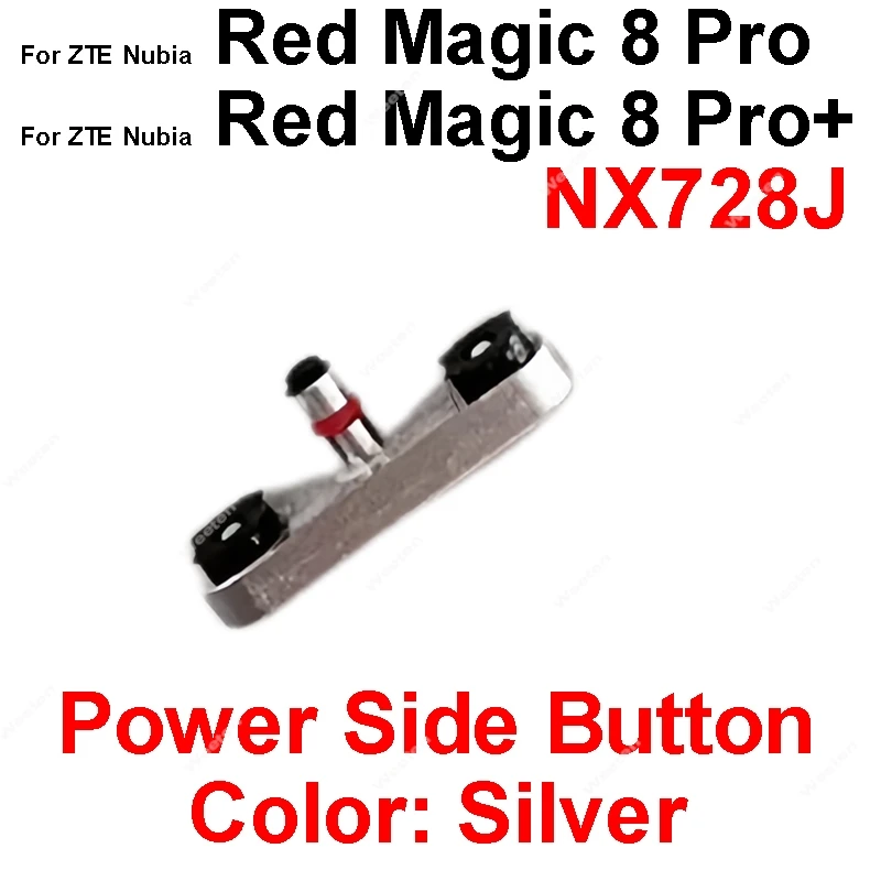 Volume Up Down Side Buttons For ZTE Nubia Red Magic 8 8S Pro Plus NX728J Durable Phone Repair Replacement Component