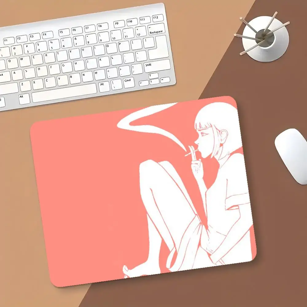 Коврик для мыши для девочки, большой игровой коврик для мыши, коврик для компьютерной мыши, коврик для мыши в стиле аниме, коврик для рабочего стола с призраком, коврик для мыши в стиле аниме, коврик для стола, коврик