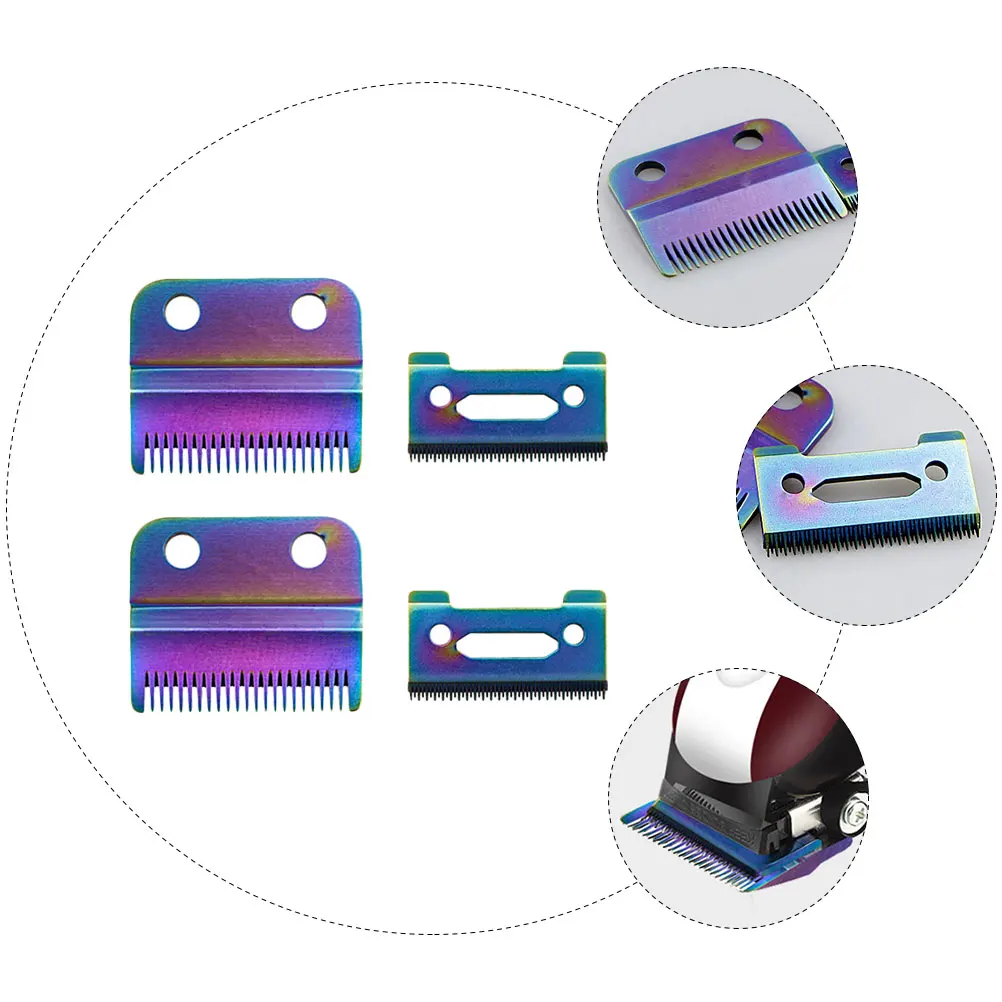 

2 Sets Haircutter Blade Clipper Head Clippers for Men Cordless Replacement Professional