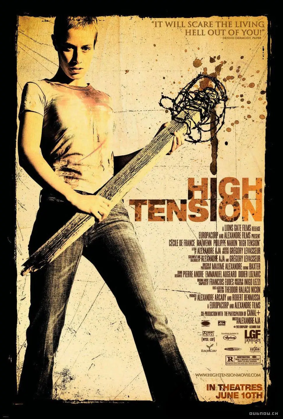 Movie Haute tension (2003) Silk Poster Home Decorative Wall Painting