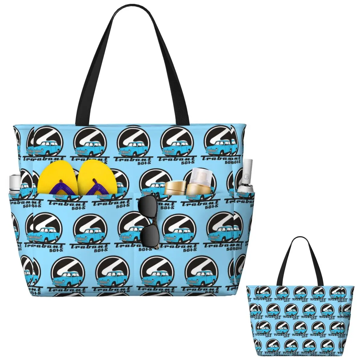 

Пляжная большая сумка Trabant 601, спортивная сумка для занятий йогой и йогой, большая большая сумка, женская дорожная сумка, сумка для фитнеса