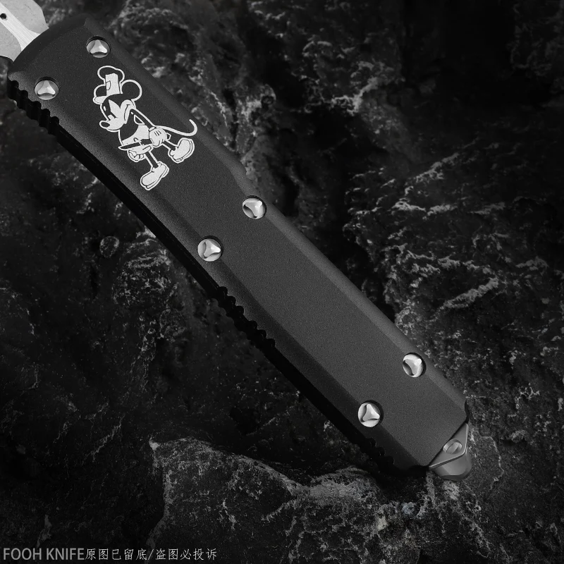 MK Limited ULTRATECH Knives MICRO ULTRA UT UTX TECH Tactical EDC Self Defense Tools D2 Blade CNC 6061 Aluminum Handle