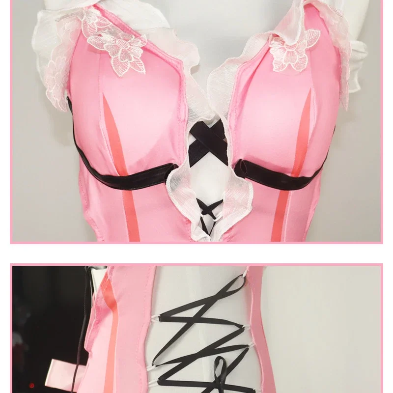 Shen Miao Costume Cosplay Rosa Belle Tute Costume da bagno estivo Costume intero Costume da bagno Donna 2025 Vendita calda