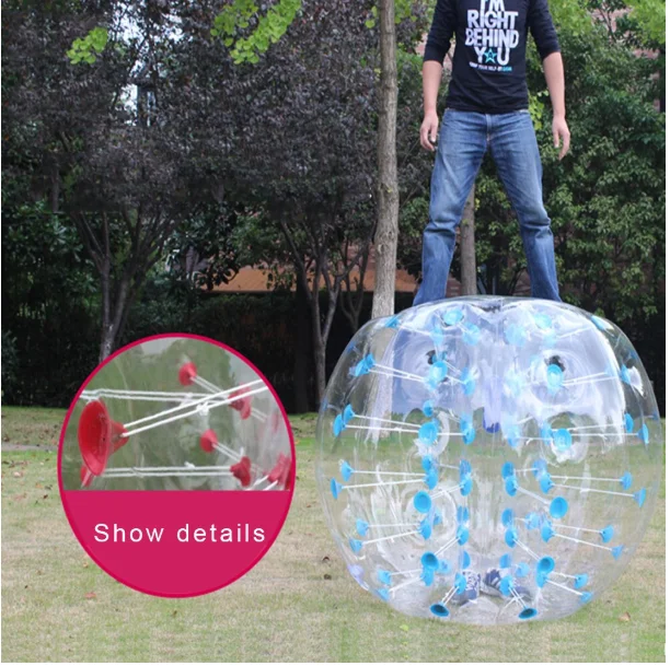 مخصص الإنسان الحجم كرة القدم فقاعة نفخ الوفير فقاعة الكرة لكرة القدم #4