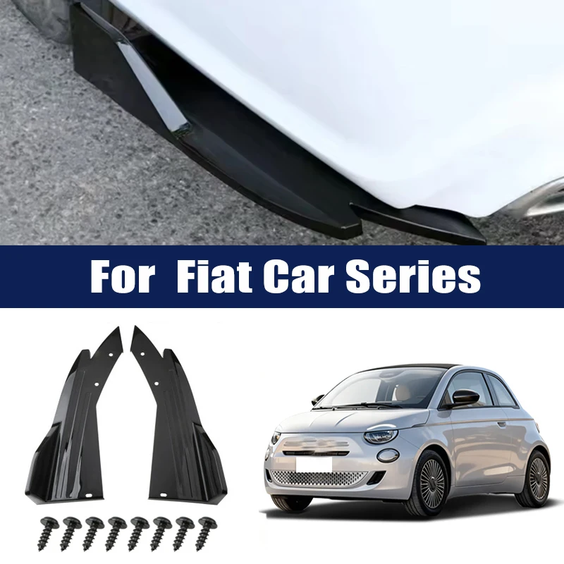 

Rear Bumper Lip Diffuser Splitter Canard Protector Front Spoiler Body Kit For Fiat 500 Panda Tipo Ducato Doblo Fiorino Palio