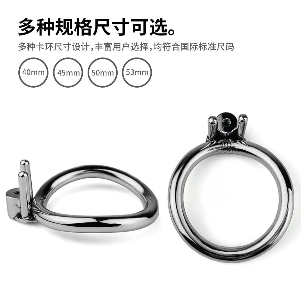 Inverted Plugged Cylinder Chastity Cage with Silicone Urinary Catheter for Man Stainless Steel Cock Penis Rings Adult Toys Shop