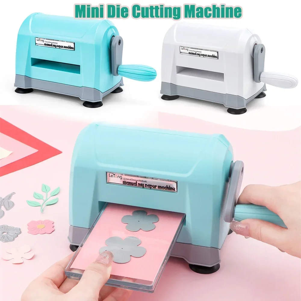 

Mini Manual Die Cutting Machine Portable Die Cut and Die-Cut Paper Embossing Machine For Card Making Scrapbooking DIY Craft Tool