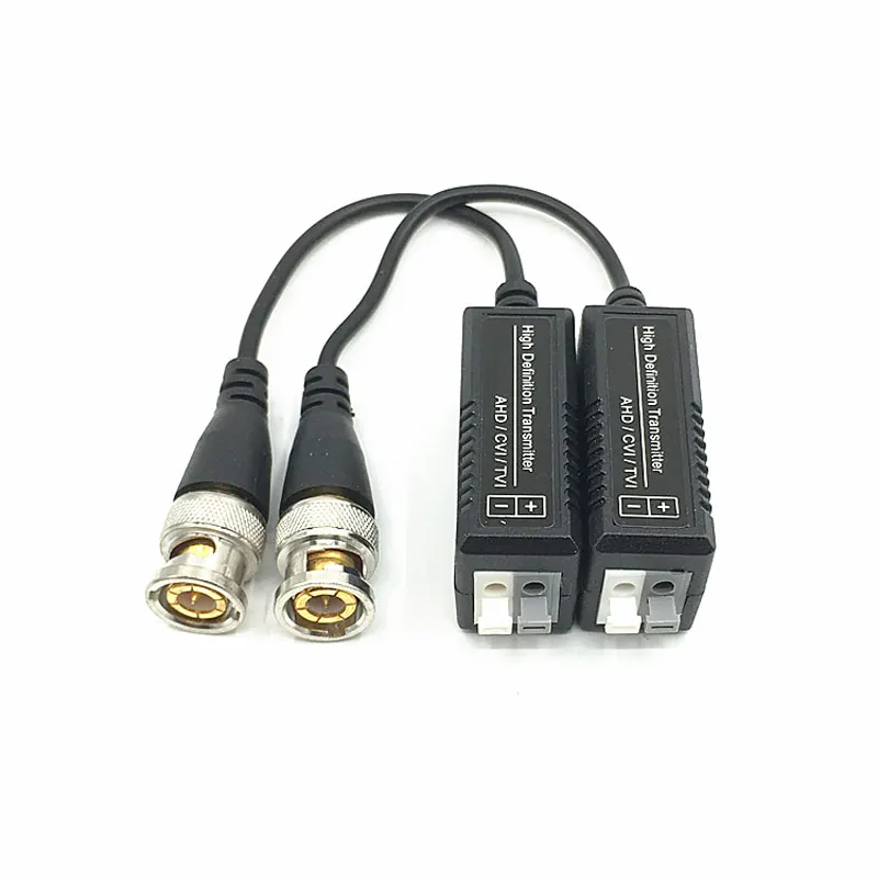 10 pares de vídeo Balun UTP Video Balun trenzado 300M de distancia CCTV Balun transceptores pasivos Cable BNC adaptador CCTV Cat5, Sn: 101HD