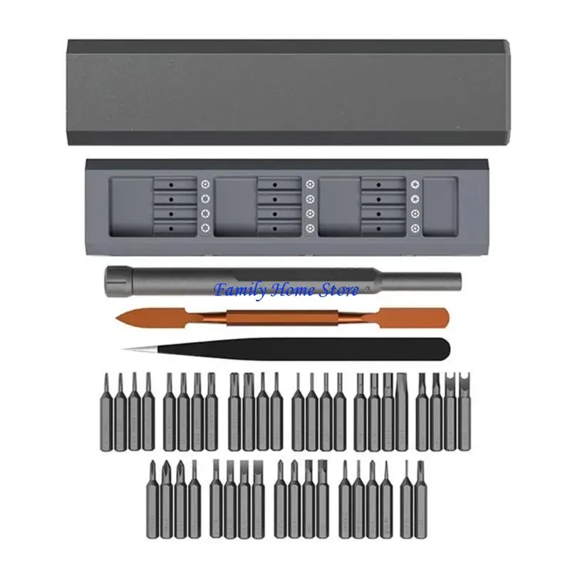 P0UF 44-in-1 pocket set set screcision bit kits multifunction multifunction screw repair tool for phone