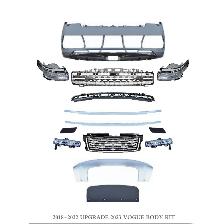 To 2023 Style Upgrade Body Kit Conversion Bodykit for Range Rover Vogue L405 2014 2018 2019 2020 2021 2022 to 2023