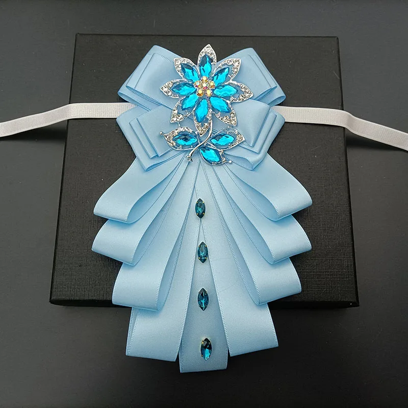 Original High-end Bow Tie for Men\'s Wedding Collar Flower Handmade Jewelry Gifts French Business Suit Shirt Accessories Bow-ties