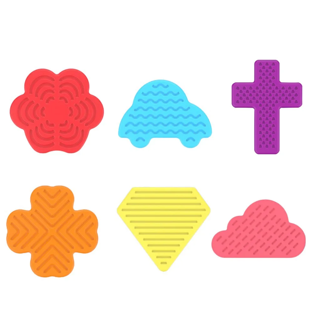 

6/8 шт. новый силиконовый сенсорный камень, мягкий 6/8 шт., текстурированный камень беспокойства, облегчение тревоги, разные цвета, Непоседа, стресс, взрослые