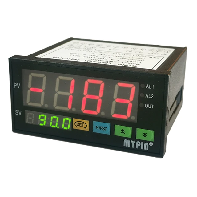 

(LM8-RND) Weight Indicator for Truck High/Low Alarm Relay Output 0.1% Accuracy 110/220V AC 4-Digit LED Display
