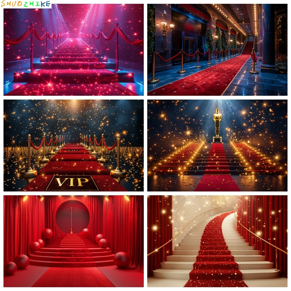 Latar Belakang Fotografi Film Pria Emas Panggung Festival Karpet Merah Latar Belakang Studio Foto Tirai Hitam Muda Emas RD-01