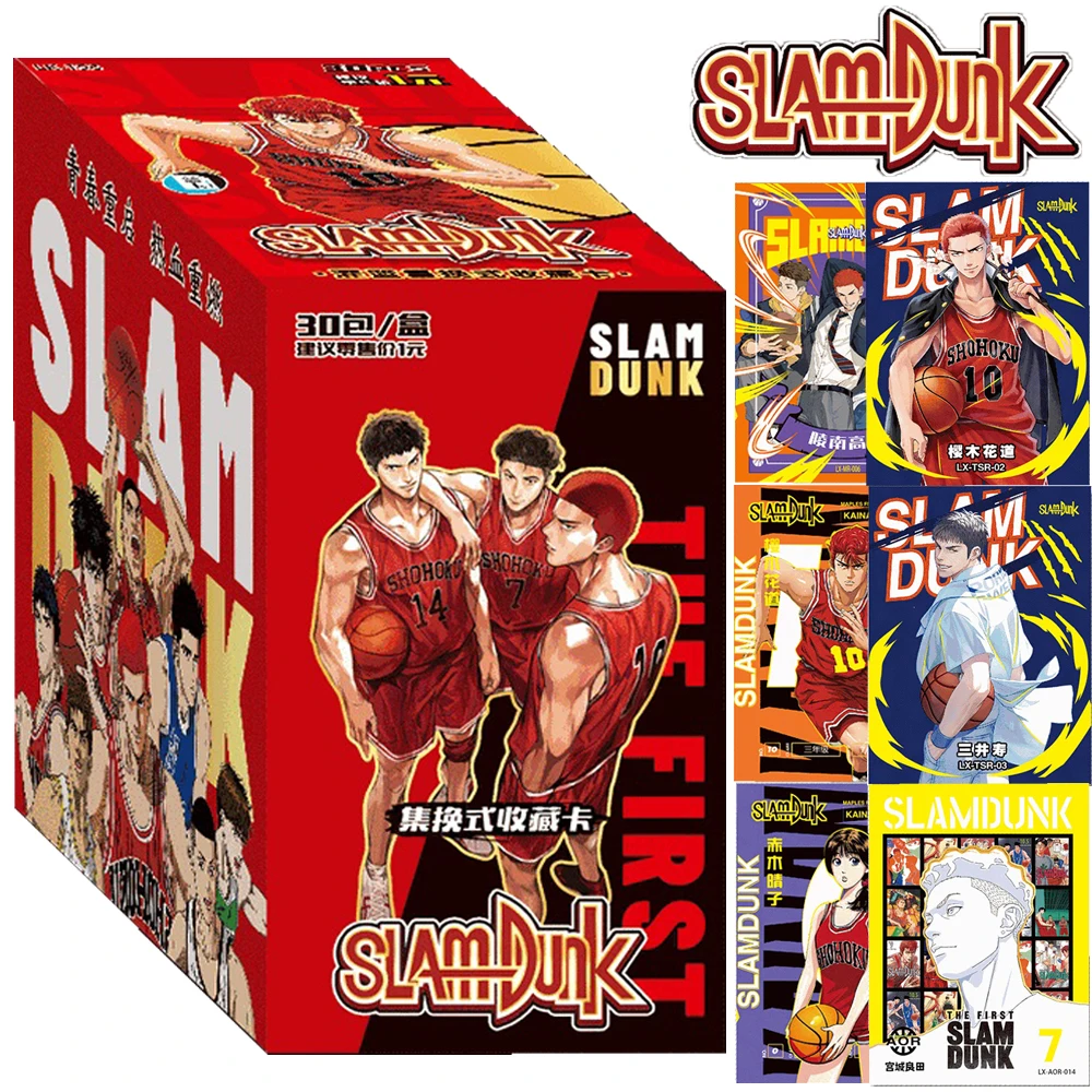 THE FIRST SLAM DUNK Collection Card For Child Akagi Takenori Mitsui Hisashi Youth Competitive Anime Limited Game Card Kids Gifts