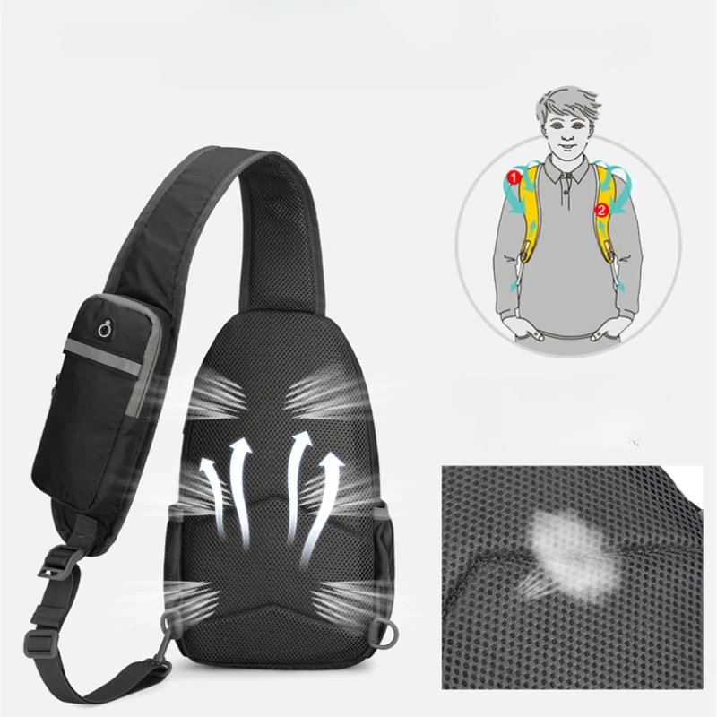 Anti-Theft Waterproof Shoulder Backpack Sling Chest Crossbody Bag Cover Pack Rucksack Bicycle Sport Carry on Weekender Bag