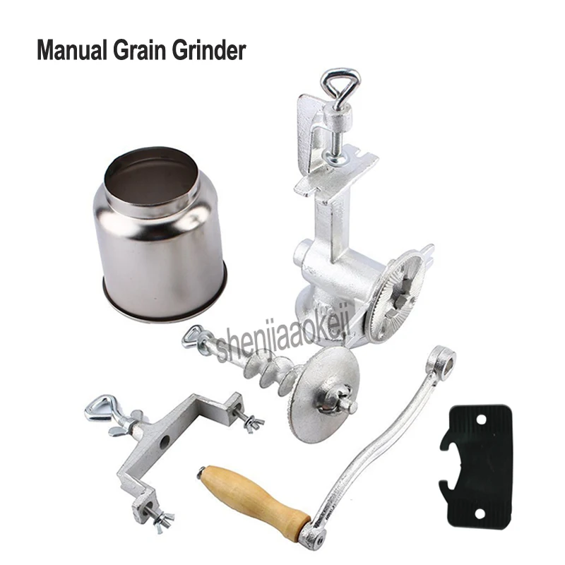Hand-Crank Grain Grinder Mill Spices Hebals Cereals Coffee Dry Food Grinding Machine Home Corn Crusher