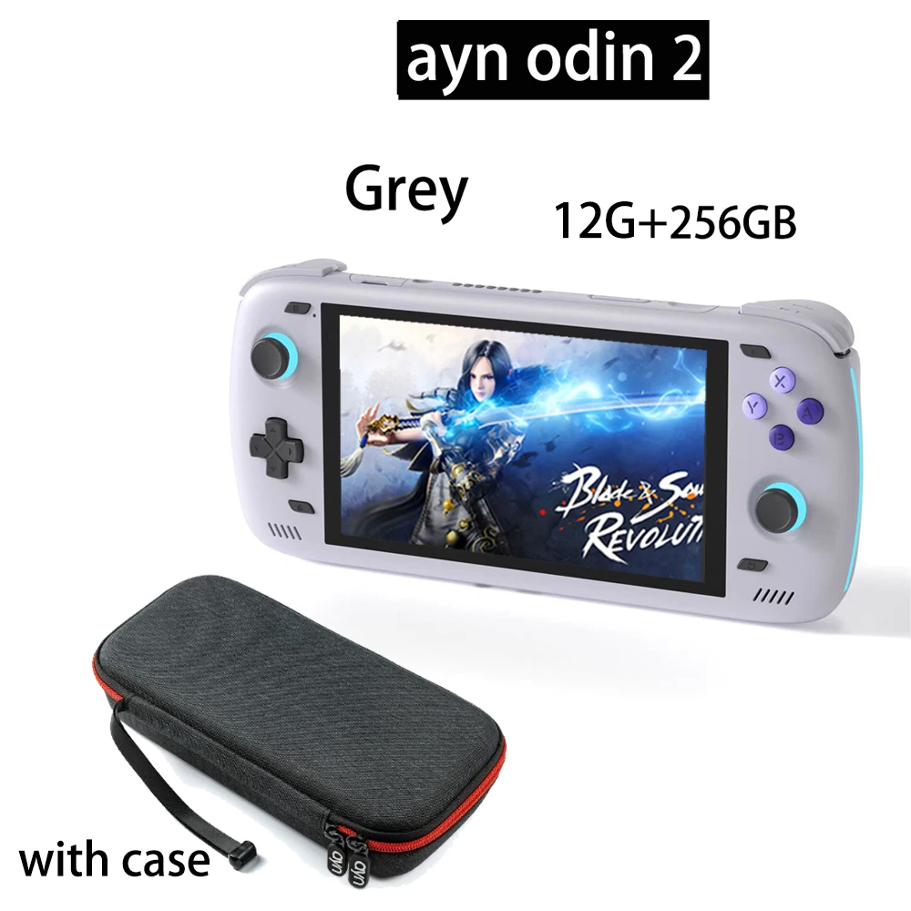 Ayn-odin 2 proハンドヘルドゲームプレーヤー、バッグ付き