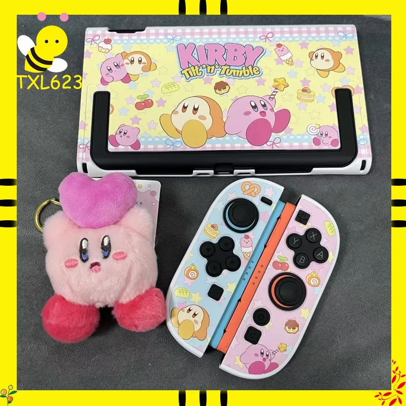 

Пользовательский защитный чехол Kirby Graffiti Switch2 для Nintendo Switch Oled, персонализация, периферийные устройства для аниме-игр