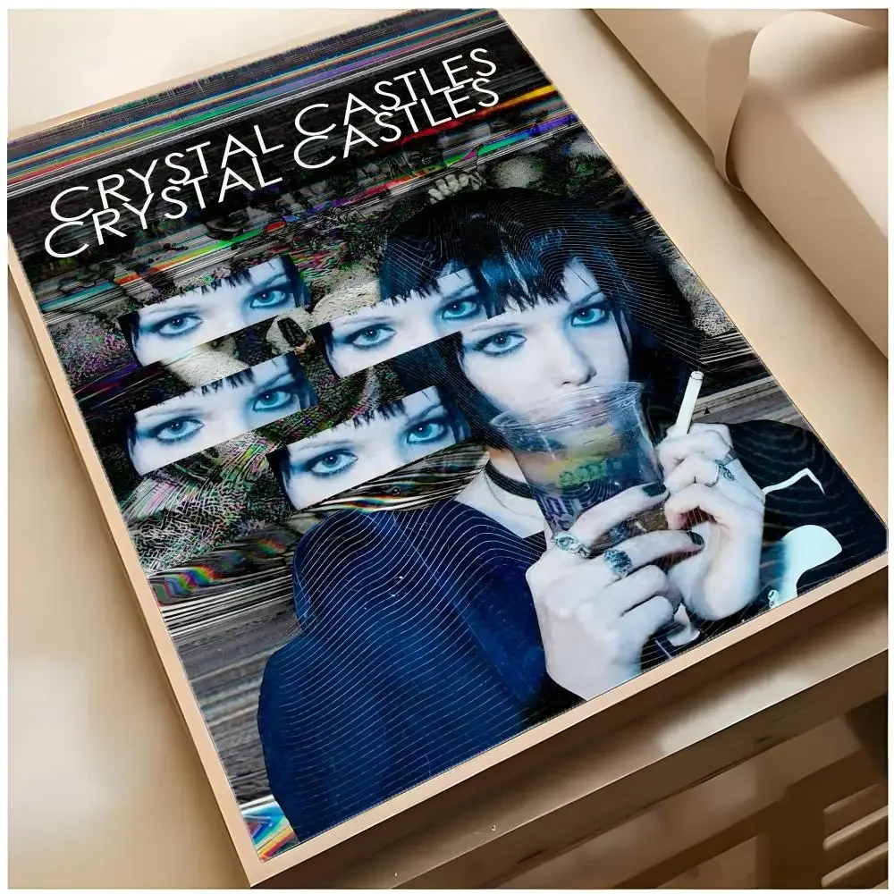 band electronic C-Crystal Castles Poster Top-tier Indoor room Decor Art & Household Decoration Presents