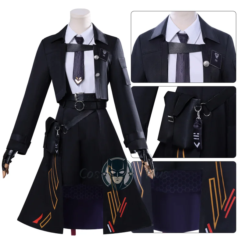 

In Stock Game Love And DeepSpace Player Cosplay Mc Outfit Costume Fight Hunter Uniform Suit Halloween Party Couple for Woman
