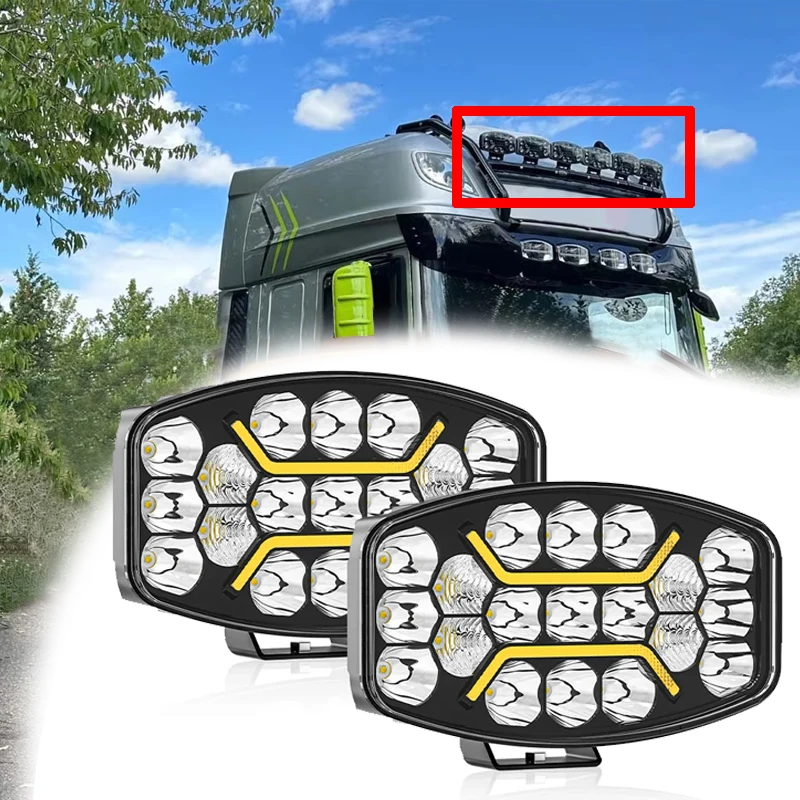 

Led Work Light Bar 120W 24 potlight DRL Car Light 10inch For 4x4 led bar offroad SUV ATV Truck Excavator White Amber